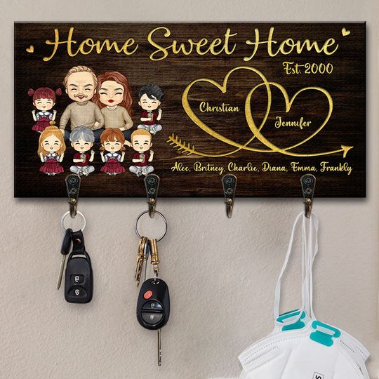 there-is-no-place-merrier-than-this-home-personalized-key-hanger-key-holder-gift-for-couples-husband-wife