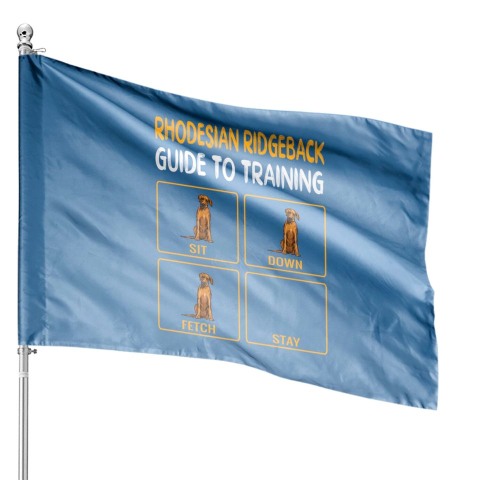 Rhodesian Ridgeback Guide To Training Dog Obedience House Flag