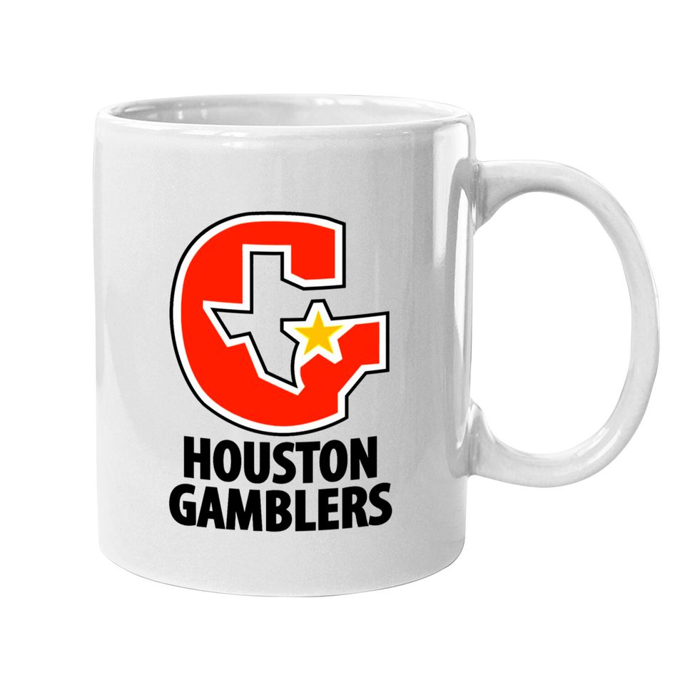 Defunct - Houston Gamblers - Houston - Mugs