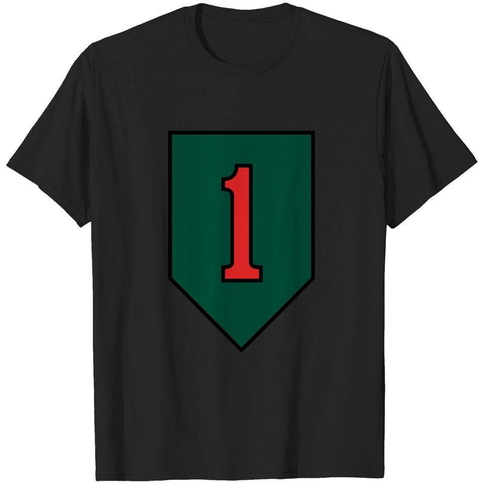 "The Big Red One" 1st Infantry Division Insignia - Big Red One - T-Shirt