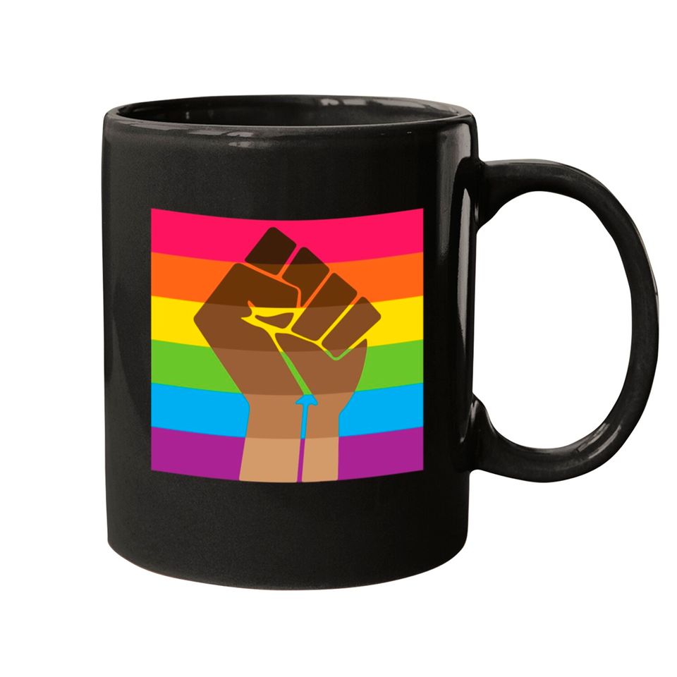 LGBT & BLM Pride Fist Mugs