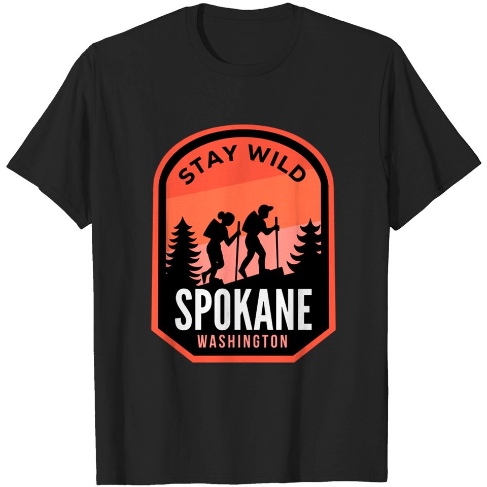 Spokane Washington Hiking in Nature - Spokane Washington - T-Shirt