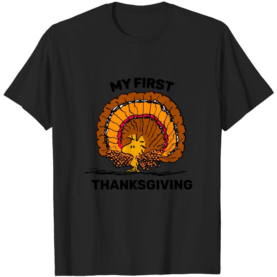 Peanuts | Woodstock Turkey -My 1st Thanksgiving T-shirt