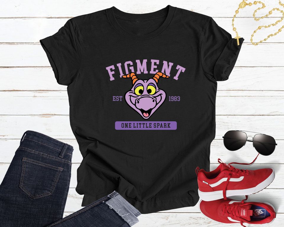 Disney Figment Shirt, Purple Dragon Shirt, Epcot Figment Shirt, Figment Est 1983 Shirt