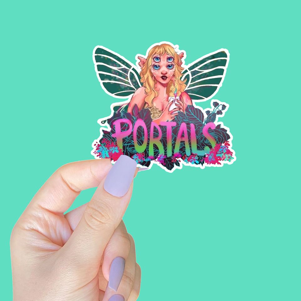Melanie Martinez Sticker, Portals New Album Stickers, Sticker Pink Fairy  sold by Lane-Eration, SKU 41249218
