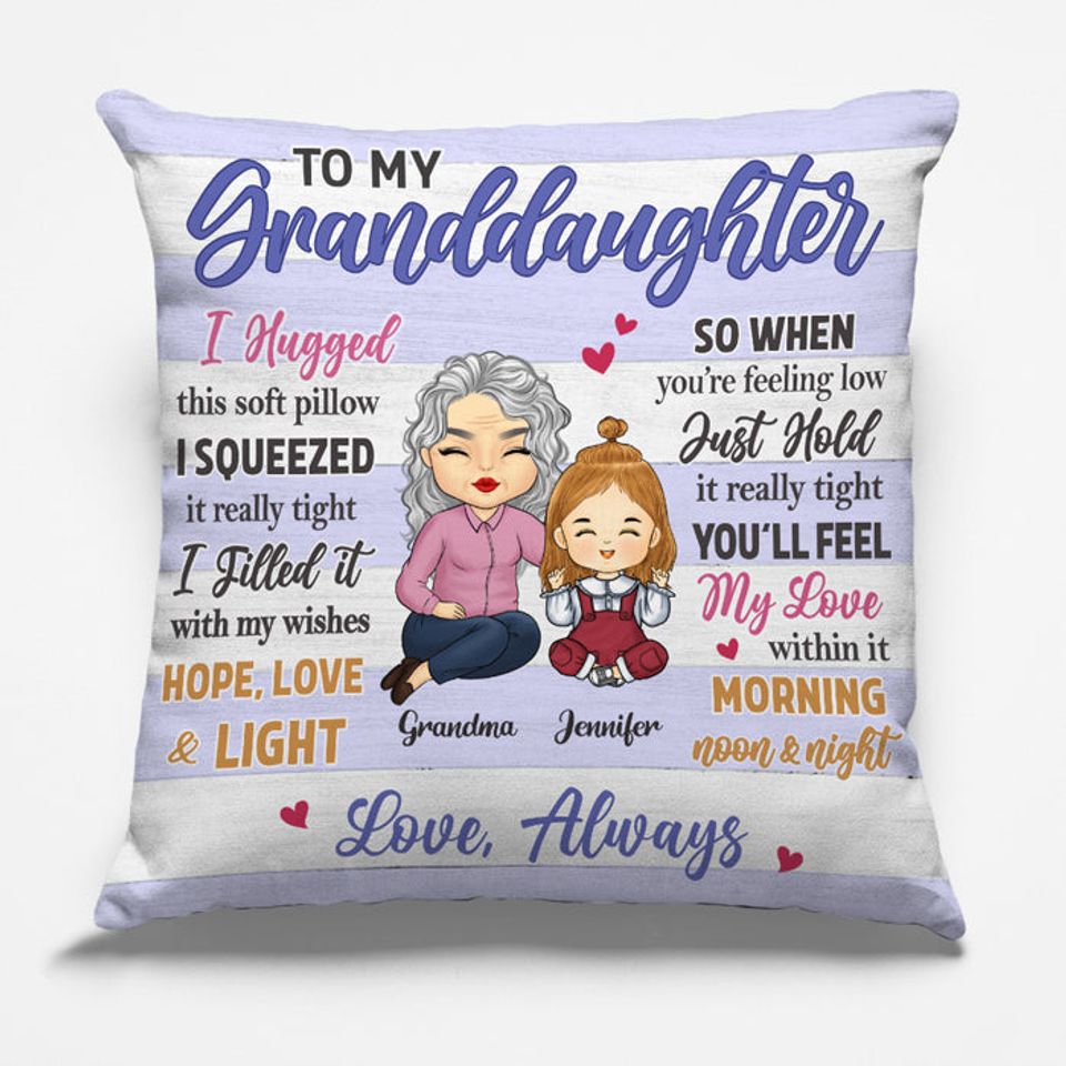 I Filled This Pillow With My Wishes - Family Personalized Custom Pillow