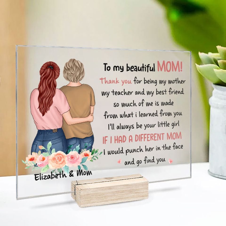 I'll Always Be Your Little Girl - Gift For Mom - Personalized Acrylic Plaque