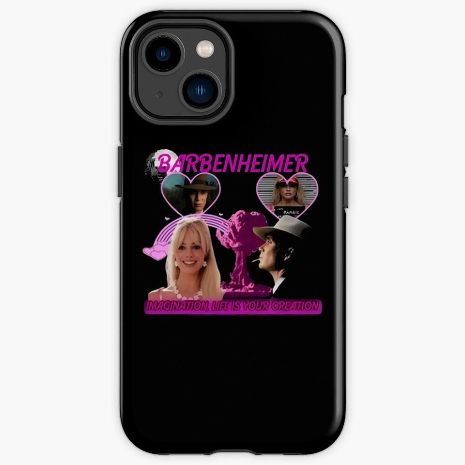 Barbenheimer a Barbenheimer a Barbenheimer iPhone Case