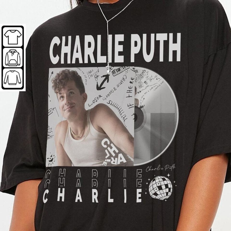 チャーリープース　Charlie Puth ライブ　グッズ　Tシャツ