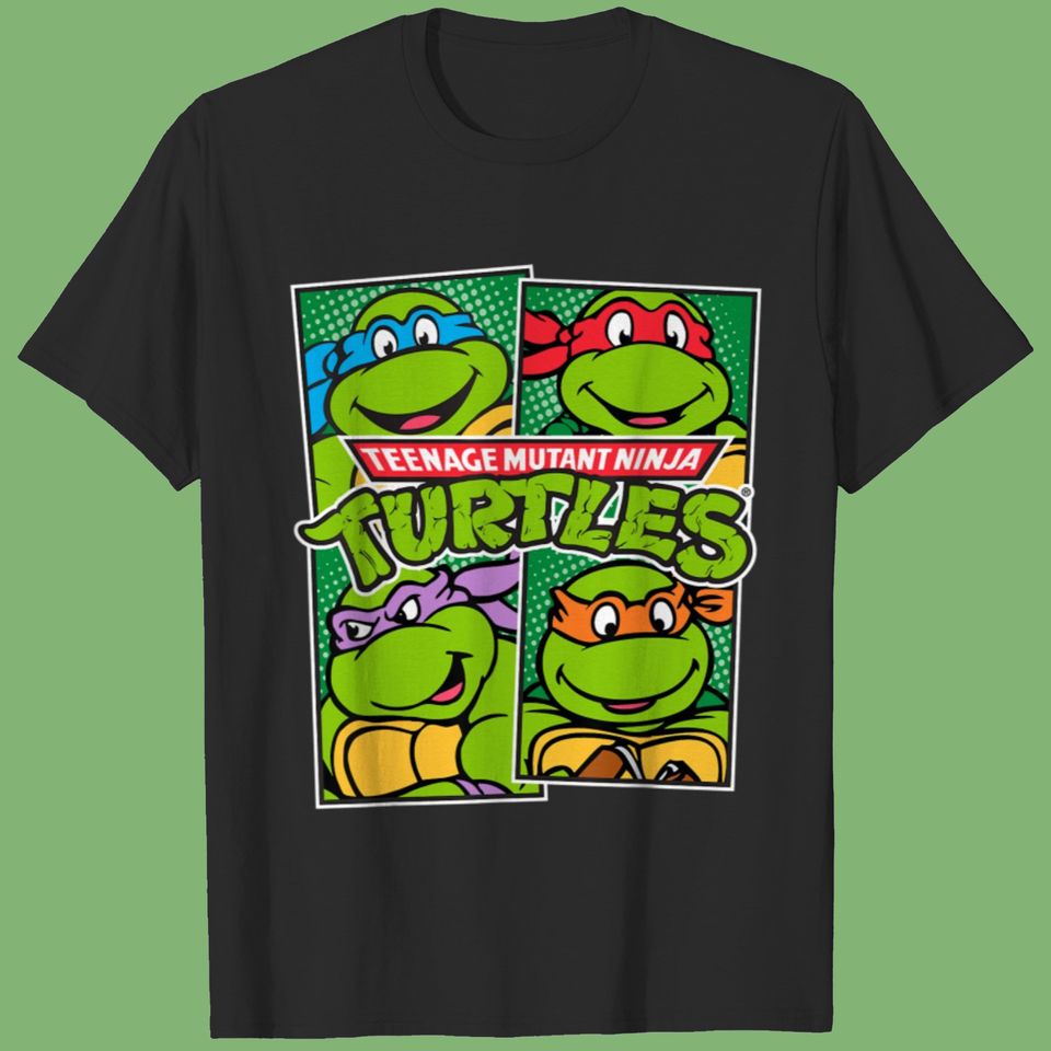 ティーンエイジ・ミュータント・ニンジャ・タートルズ タートルズ TMNT Retro メンズ レディース Tシャツ Mutant Ninja  Turtles Movie スーパー亀忍者 | Printerval Japan
