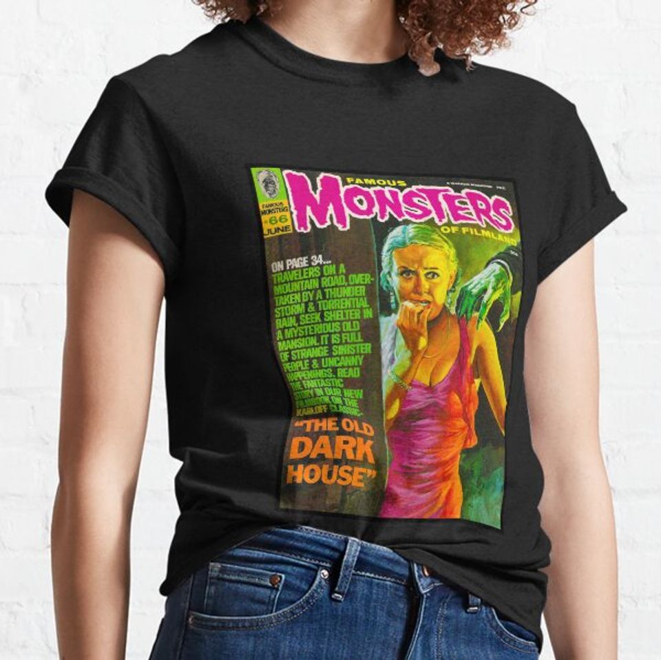OH MY, YES! A GREAT VINTAGE FAMOUS MONSTERS OF FILMLAND #66  MAGAZINE COVER! T-shirts