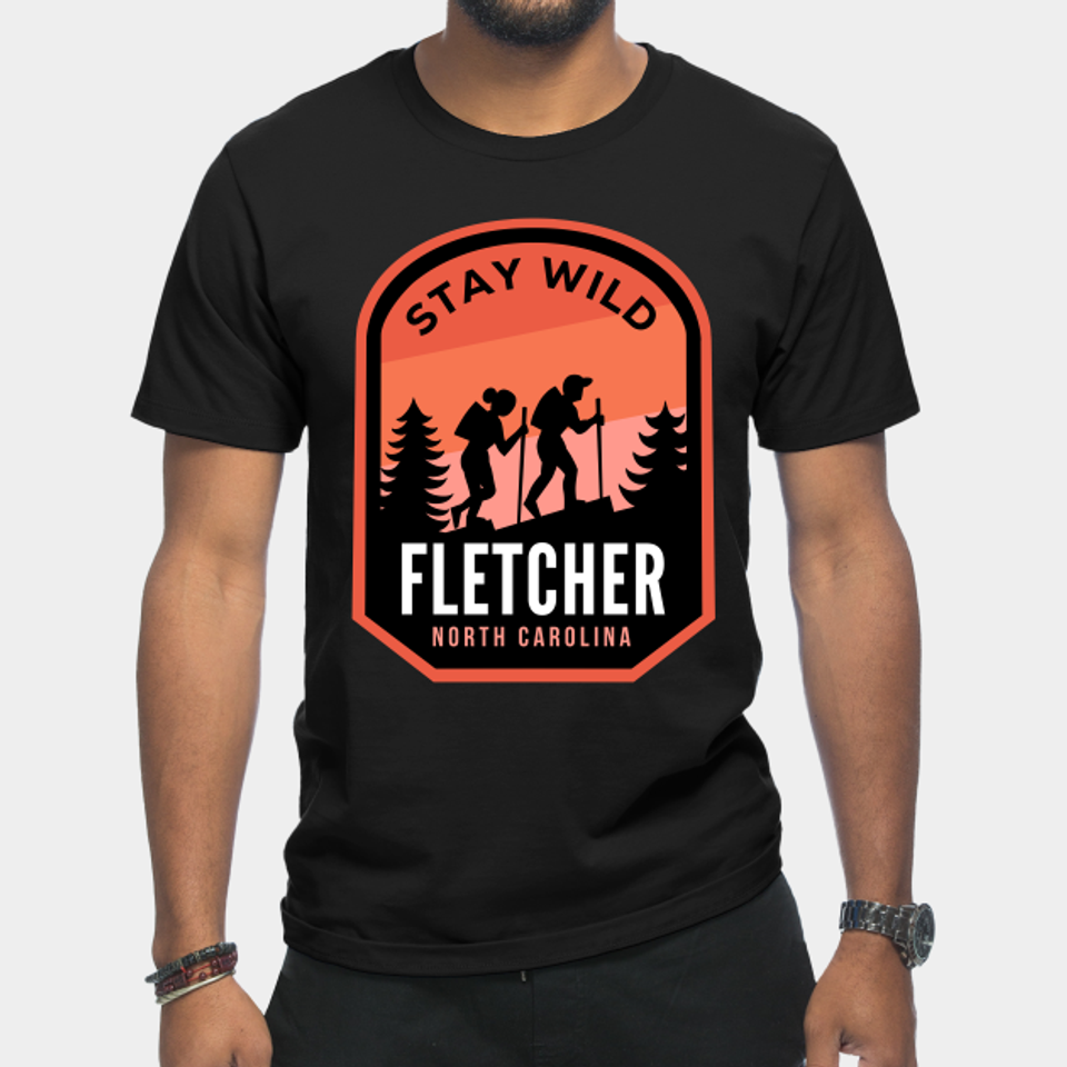 Fletcher North Carolina Hiking in Nature - Fletcher - T-Shirt