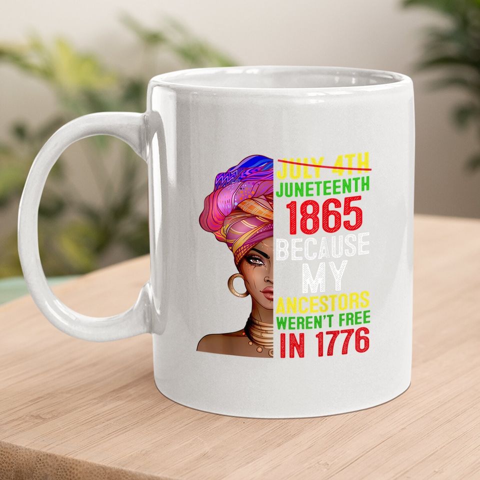 Juneteenth Queen Melanin African American Coffee  mug