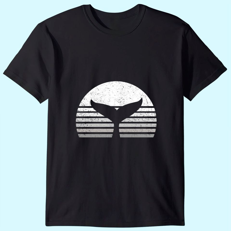 Save the Whales Nautical Sea Blue T-Shirt