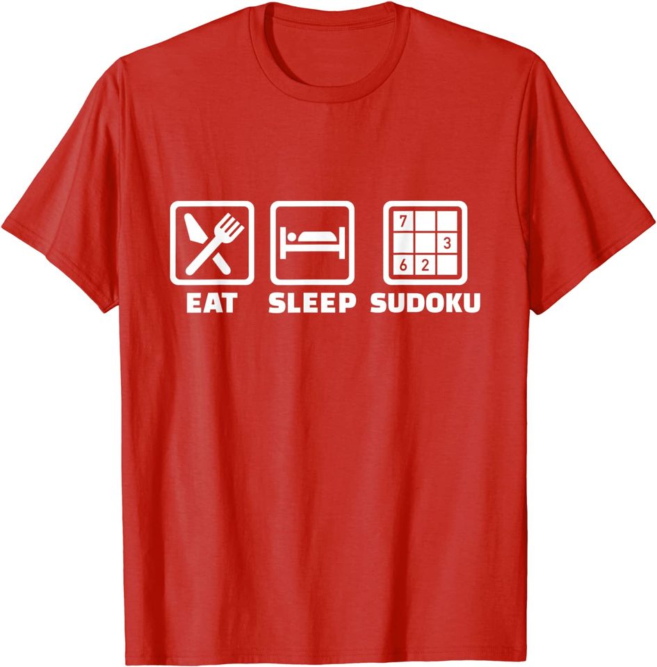 Eat Sleep Sudoku T Shirt