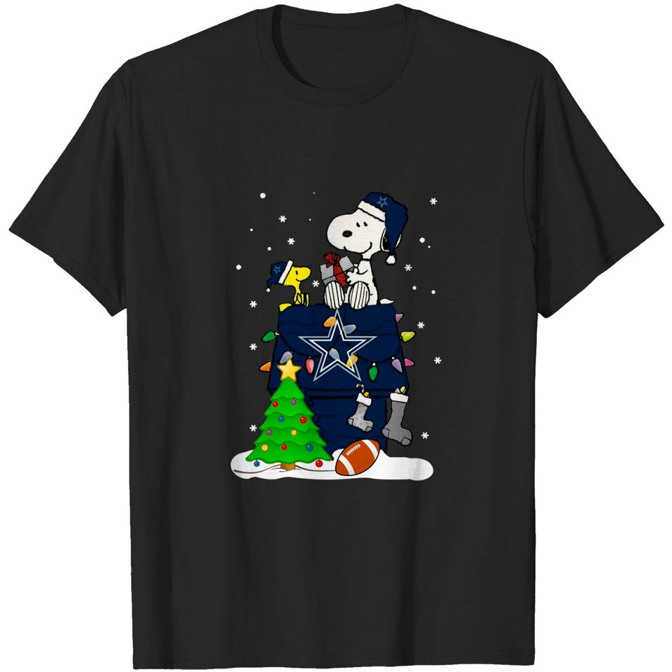 Dallas Cowboys Snoopy And Woodstock Christmas Shirt