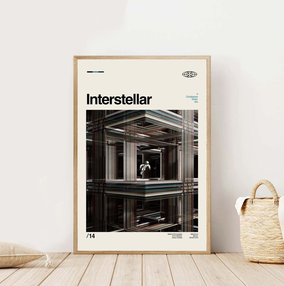 Vintage Interstellar Movie Poster - Movie Poster