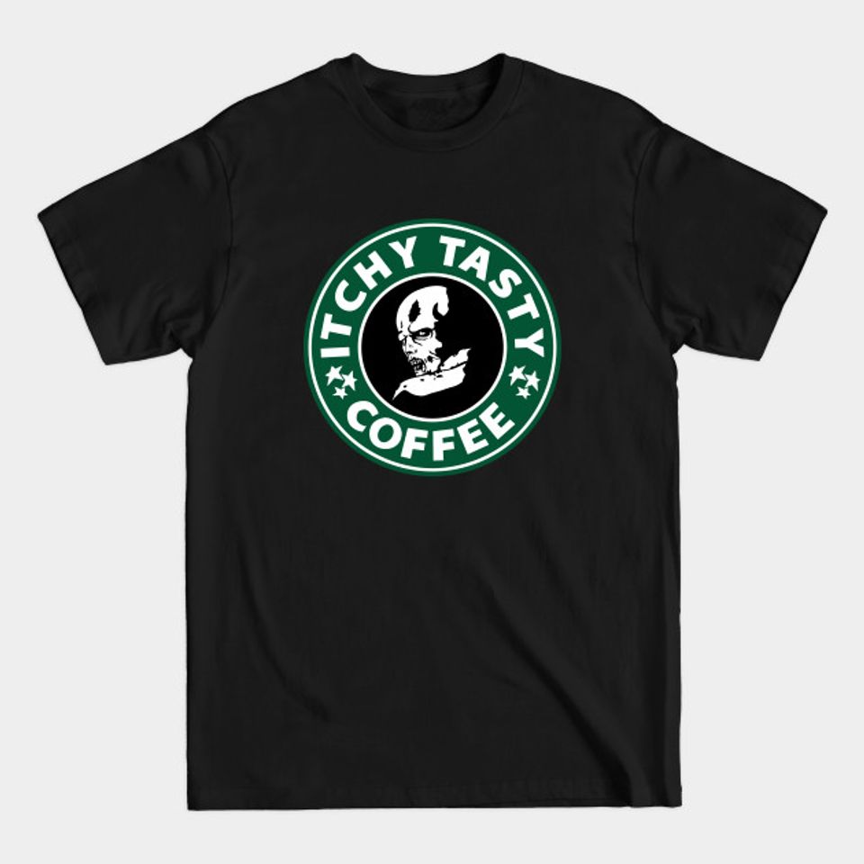 Itchy Tasty Coffee - Video Games - T-Shirt