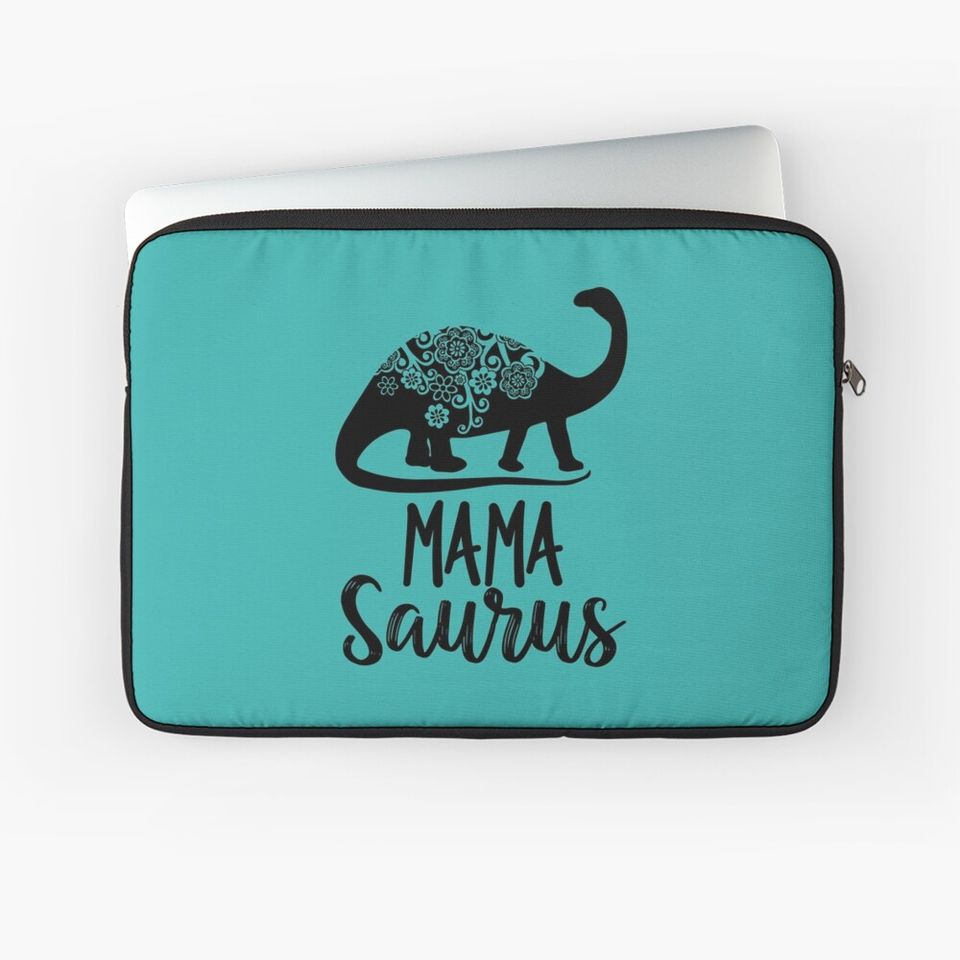 Mama Saurus Dino Mama Laptop Sleeve