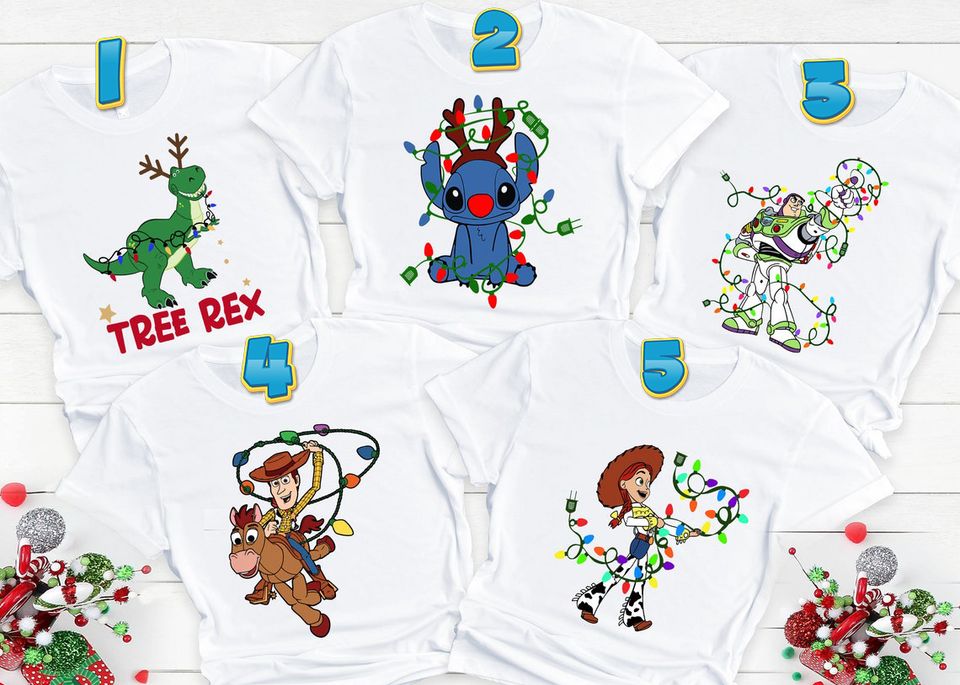 Toy Story Christmas Family Matching T shirt