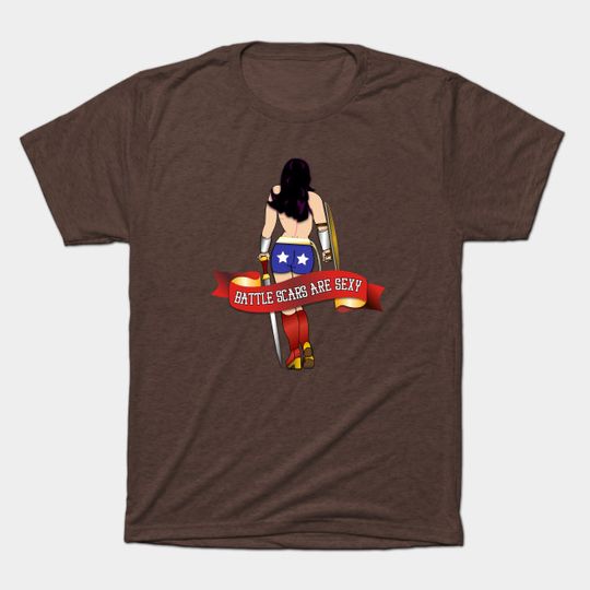 Battle Scars - Superheroes - T-Shirt