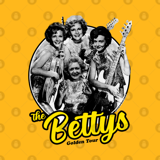 Betty White Band Shirt - Betty White - T-Shirt
