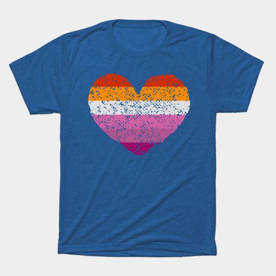 Lesbian Pride Flag - Lesbian - T-Shirt
