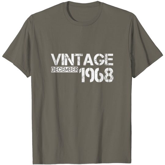 Vintage DECEMBER 1968 T Shirt