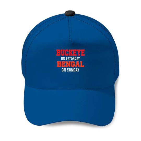 Buckeye On Saturday Bengal On Sunday Cincinnati Ohio Vintage Baseball Cap