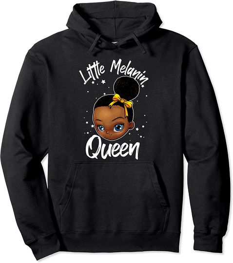 Funny Little Girl Melanin Gift | Black History Magic Toddler Pullover Hoodie
