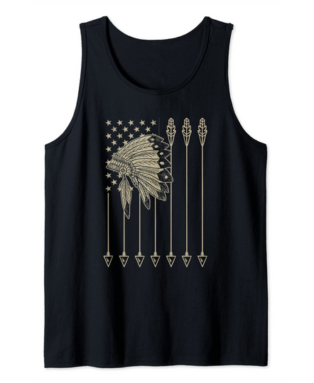 Native American Flag for Native Americans Tank Top