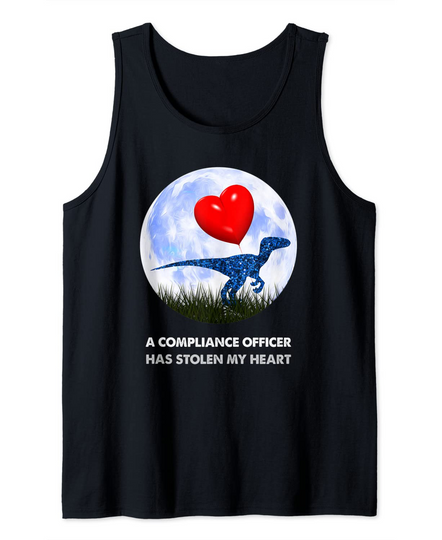 Compliance Officer Funny t rex, Dinosaur humor Tank Top