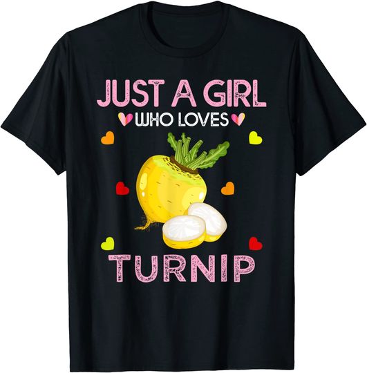 Turnip Lover Women Tee Just A Girl Who Loves Turnip T-Shirt