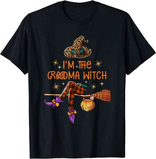 I'm The Grandma Witch Halloween Grandma T-Shirt