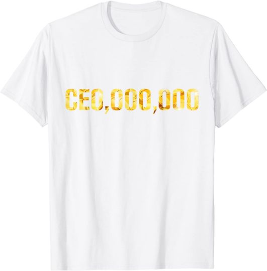 CEO 000 000 or CEO OOO OOO Men Entrepreneur T-Shirt