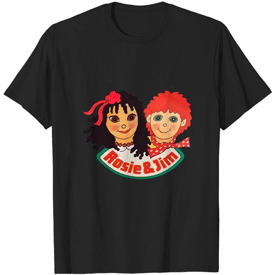 Rosie and Jim Rag Dolls Books British Children's Program Shirt.