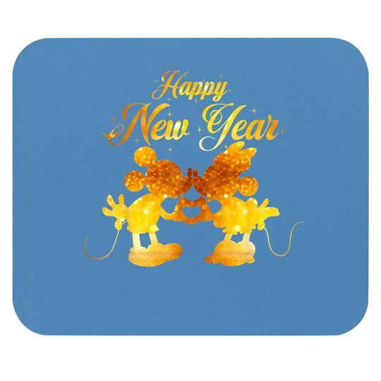 Disney Happy New Year Mickey & Minnie Mouse Pads