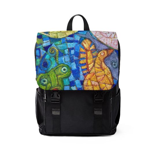 Art Unisex Casual Shoulder Backpack