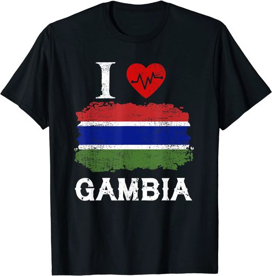 I Love Heart Gambia T-Shirt