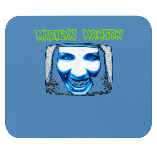 Marilyn Manson TV with Logo Mouse Pads