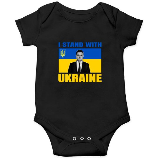 Zelen_sky Pre_sident I Stand With Ukra_ine Support UKr_ainians Onesie