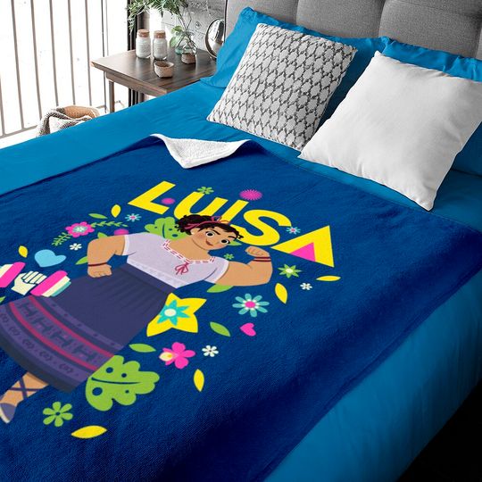 Disney Encanto Luisa Poster Baby Blankets